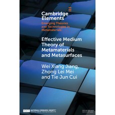 (영문도서) Effective Medium Theory of Metamaterials and Metasurfaces Paperback, Cambridge University Press, English, 9781108819183