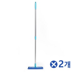 Zhe 회전헤드 원터치 2단 밀대걸레x2개 밀대걸래 밀걸레 / (청소도구/체육관용걸레/마대걸레/밀대걸레/마대자루 추천), 1개