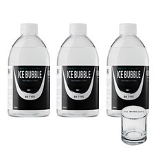 아이스버블 브라운 호환 BR타입 면도기세정액 500ml x 3p + 세척용 유리컵