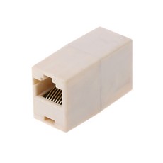 RJ45 CAT5 커플러 플러그 네트워크 LAN 케이블 익스텐더 커넥터 어댑터 케이블 성별, 황금, 1개