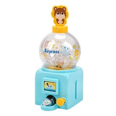 미니인형뽑기 인형 뽑기 캡슐 사탕 기계 Vending Machine Ball Dispenser Claw Gumball For Kids Perfect Birthdays Christm, [01] Blue, 1개