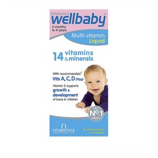 WELLBABY 웰베이비 영국 비타바이오틱스 리퀴드 멀티비타민 150ml 3팩