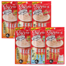 이나바 고양이 챠오츄르 간식, 참치+가다랑어+닭가슴살, 56g, 72팩