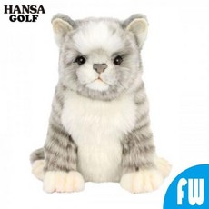 308930 해외 HANSA 골프 FW 용 헤드 커버 고양이 회색 페어웨이 우드 CAT BH8265 봉, 기본 : 상세페이지 참조