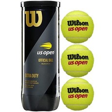 [미국] Wilson US Open Extra Duty All-Court Tennis Balls - 3 Ball Can in Multi-Packs (2-24 Cans Availab, 24 Cans 1 Case