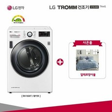 LG TROMM 스팀건조기 16kg RH16WT 화이트 (1등급) +알레르망 이불세트, 단품