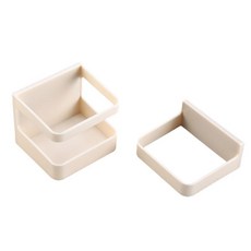 우산꽂이 벽걸이 우산 걸이 배수 보관 랙 다기능 플라스틱 욕실 정리함 홀더 버킷, 1개, 3) Beige