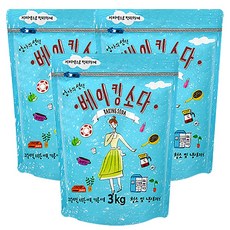 엄마의선택 베이킹소다, 3kg, 3개