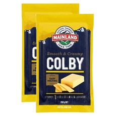 메인랜드 스무스 크리미 콜비 치즈 Mainland Smooth & Creamy Colby Cheese, 2개, 250g
