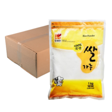 뚜레반 쌀가루 국내산, 1kg, 10개