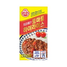 오뚜기 전자레인지 지중해산 토마토 하이라이스 고형 간편식 자취요리 200G, 11세트