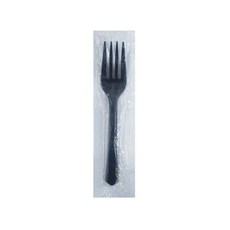 생활을그리다 개별포장 일회용 포크 16cm 블랙, 1개입, 100개