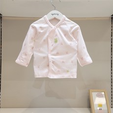 [아가방] 논현점*귀여움이 넘치는 신생아 토끼 배내저고리/ 안심 무형광 면100%/아가방 초특가