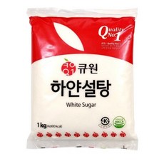 큐원 하얀설탕1kg, 1개, 1kg