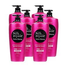 엘라스틴 실크리페어 샴푸 550ml, 6개