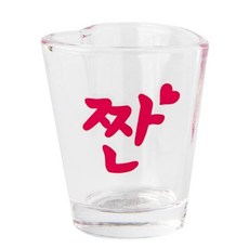 아트박스 소주잔 하트 짠, 1개