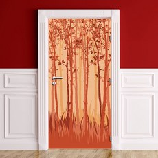 현관문리폼시트지자작