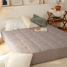 토퍼형 매트리스 커버 라텍스 매트리스 침대 커버 패드 밴드형 이부자리 슈퍼싱글 퀸