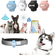 강아지 고양이 미아방지 GPS 추적기 소형 애완동물 스마트 로케이터 개 감지 웨어러블 새 분실 방지 기록 추적 도구, [05] Black