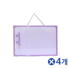 o0l0o메모보드 마카펜 포함 파스텔 화이트보드-색상랜덤x4개 학원칠판 일정정리 사무실게시판 사무실칠판 가정용칠판II0lI, Il상품선택lI