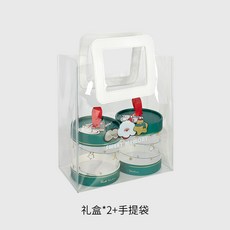 이브 포장 토트 캔디 작은선물 상자 과일, 크리스마스 이야기 그린 -패키지 E