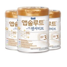 앱솔루트 현명한 엄마의 센서티브 분유 3단계, 900g, 19개