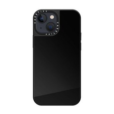  CASETiFY Mirror 폰 13 미니 케이스 [1.5m(5피트) 낙하 보호Magsafe와 호환] 블랙 바탕에 블랙, Black on Black 