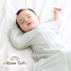 [태열방지스와들] 모달 통잠 속싸개 통잠자는 알잠슈트 /신생아 아기 태열방지 모달 스와들 보낭형 기적의 속싸개 모로반사 저감