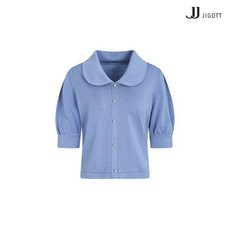 JJ지고트 라운드 칼라 퍼프 풀오버 니트 GL5P1POT2