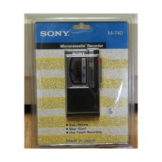 소니 마이크로카세트 레코더 M 740, 1개