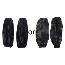 1쌍 방수 오일프루프 암 슬리브 커버 인조가죽 오버슬리브 슬리브
