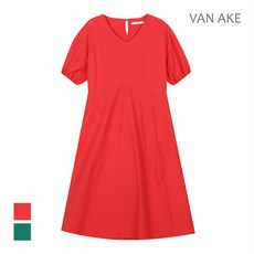 [반에이크] 브이넥 반팔 원피스_VB27OPM302Z