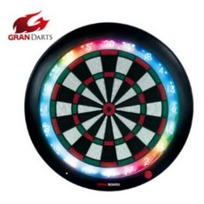 그란보드 3S GRAN DARTS BOARD 전자다트보드 화이트 그린 블루, 1개