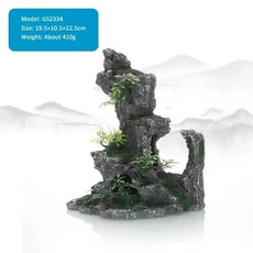 송진 장식품 식물 암석 멀티 스타일 테라리움 장식 어항, 10.GS2334