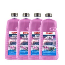 소낙스 워셔액 더뷰 알파인파인 2L 사계절 포레스트향 4개입, 4개