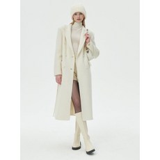 SY2C 핸드메이드 수리 알파카 코트_아이보리 Handmade Suri Alpaca Coat_IVORY