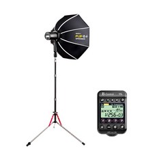 [SMDV] 카메라삼각대 조명 삼각대 소프트박스 송신기 출사 싱글 세트 B120 HSS, B-Control(후지필름), F1-adapter, 1개