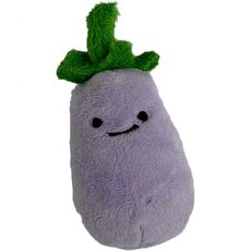 캣쇼 반려동물 시뮬레이션 과일 봉제 인형 고양이 장난감 보라색 가지 1221085, 1개