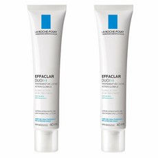 라로슈포제 에빠끌라 듀오 플러스 La Roche Posay Effaclar Duo+ 얼굴 각질 제거 살리실릭애씨드 40ml 2팩, 2개