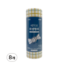 세이브 한장씩 빨아쓰는 주방 롤행주 245 x 300mm, 8개, 35개입