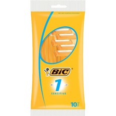 BIC 빅 민감한 일회용 면도기 남성용 10 개, none, 상세페이지참조