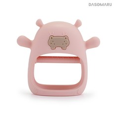 [다소마루] 하마 유아 치발기 신생아 아기 안전치발기, 핑크
