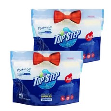 탑스텝 고농축 트리플 캡술세탁세제 드럼 일반겸용 섬유보호 강력세척 30개입, 2개