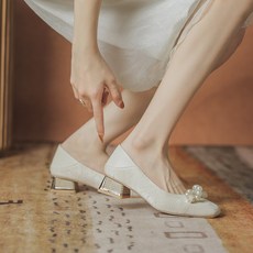 웨딩슈즈코사지리본