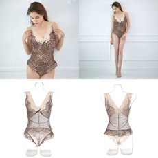 에블린 섹시 레오파트 플레이수트 갈라팬티 EBBR92606S