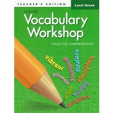 Vocabulary Workshop Tools for Comprehension Level Green (Teachers Edition), Vocabulary Workshop Tools fo.., Jerry L. Johns(저), SADLIER