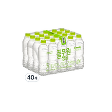 풀무원샘물 무라벨 생수, 500ml, 40개