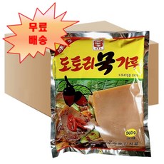 [후추마스터] 맷돌표 아주존 도토리묵가루 500g X 20개 박스 업소용 도토리묵분말