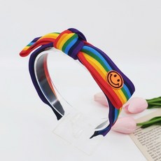 무지개헤어밴드
