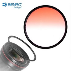 BENRO 벤로 자석 컬러 RGB 그라데이션 필터 Red [레드] 82mm